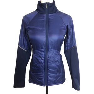 Athleta Blue puffer jacket Sz XXS